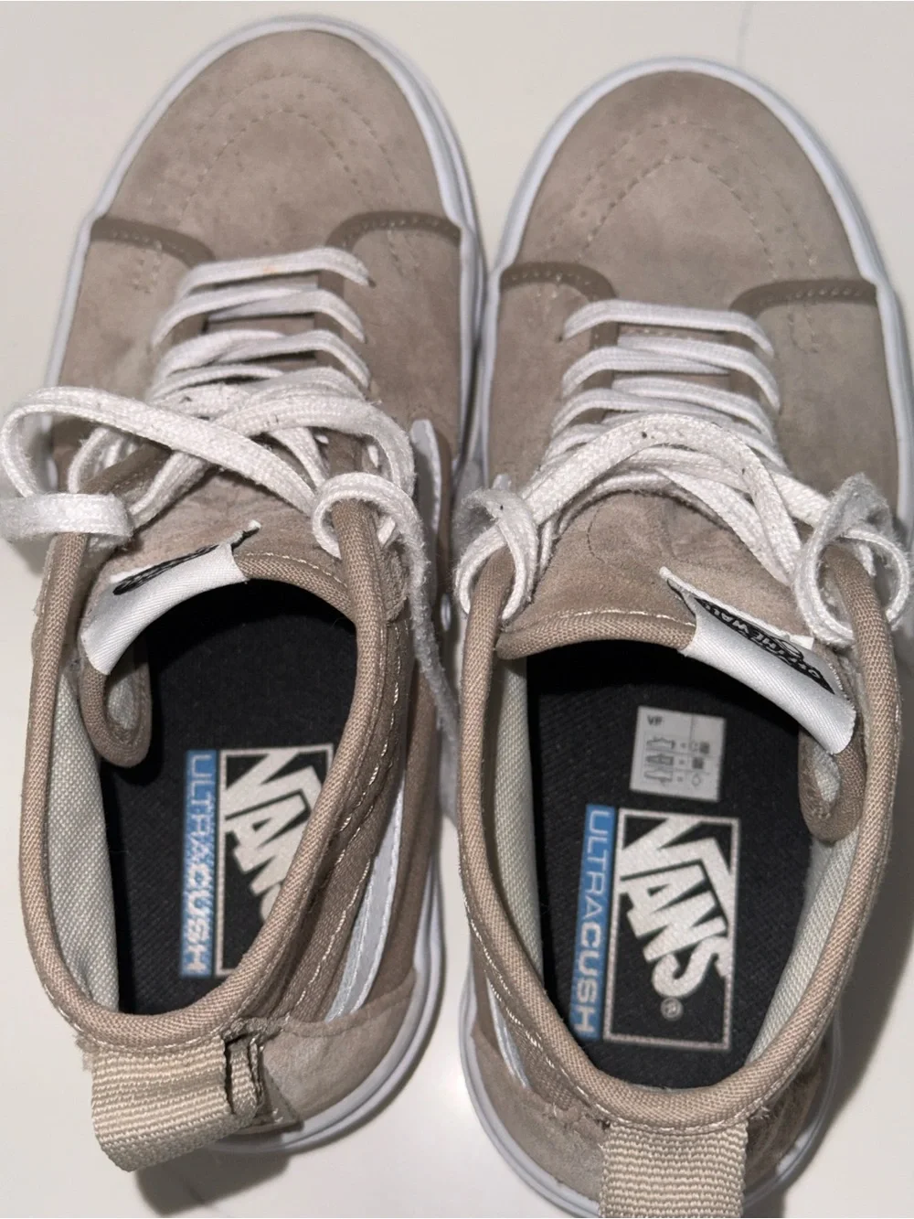 VANS SENTRY SK8-HI Light Brown VN0A5KY5LBR High-Top Women's size 7.5